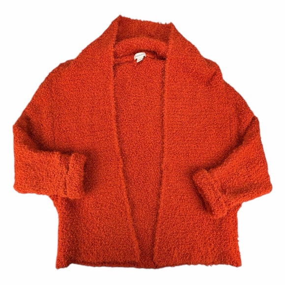 Sundance Women’s Orange Fuzzy Wool Blend Gretchen Cardigan Size Small - Picture 3 of 10
